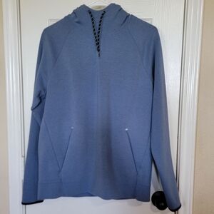 Old Navy Men's Dynamic Fleece pullover, with hoodie, blue, M